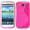 ebestStar - Cover Compatibile con Samsung S3 Galaxy i9300 i9305 Custodia Protezione S-Line Design Silicone Gel TPU Morbida e Sottile, Rosa [Apparecchio: 136.6 x 70.8 x 8.6mm, 4.8'']
