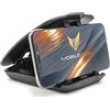 Mobilefox Supporto per cellulare auto per cruscotto auto compatibile con Apple iPhone 17 16 15 14 13 12 11 Pro XS Max XR X 8 Plus 7 6 5 Mini