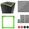 Generic Filtro della ventola di raffreddamento Coperchio di ventilazione della polvere per Xbox Serie X Game Console Pust Pust Rack Filtro mesh (verde)
