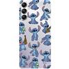 LA CASA DE LAS CARCASAS Custodia per Samsung Galaxy A14 5G ufficiale Lilo & Stitch Pattern trasparente per proteggere il tuo cellulare. Cover per Samsung in silicone flessibile con licenza ufficiale Disney