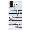 LA CASA DE LAS CARCASAS Custodia per Samsung Galaxy A21S Ufficiale Snoopy Snoopy Stripes per proteggere il tuo cellulare. Cover per Samsung in silicone flessibile con licenza ufficiale Peanuts.