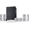 Teufel CONSONO 35 MK3 Sistema Diffusori 5.1 - Home cinema Hi-Fi, Potente Subwoofer (wireless opzionale), elevata intelligibilità del parlato - bianco