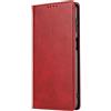 Mixroom - Custodia Cover Case a Libro Rosso per Samsung Galaxy A25 5G con Stand in Ecopelle Chiusura Magnetica Formato Portafoglio Parte Interna in TPU Morbida con Bordi Piatti