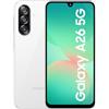 Samsung Galaxy A26 5G (Awesome White, 6 GB, 128 GB) | Intelligenza impressionante (AI) | Cerchio da cercare | Gemini Live | Display FHD+ sAMOLED | Fotocamera OIS da 50 MP | Classificazione IP67