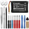 CELLONIC 1x Batteria per Navigatore GPS Compatibile con Garmin Camper 770 LMT-D, Nüvi 42, Nüvi 2689, 361-00056-05 - (750mAh, 3.7V) + Set di strumento