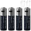 Generic 4 Pezzi 1,5V AA 3400mWh Litio Batteria Ricaricabile, 1,5Volt Doppia A Lithium 2200mAh Batterie per Telecomando/Controller/Radio, 2 in 1 USB-C Ricarica Cavo, 2 Ore Ricarica Rapida, 1200 Cicli