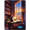 SGKITM Cover Kindle 10ª Generazione 2019 Custodia Pelle Silicone Pattern Flip Case Automatici Svegliati o Sonno Magnetico Sottile PU + TPU Protezione Shell per Kindle 160 x 113 x 8,7 mm (8)