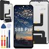 Yuxyiony Nuovo Schermo di Ricambio Per Doogee S88 Pro Display LCD Riparazione Dello Schermo e Strumento di Ricambio Accessori