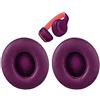 V-MOTA Cuscinetti auricolari compatibili con Beats Solo 2.0 / Solo 3.0 Wireless Active/POP Collection On Ear Cuffie, cuscini di ricambio parti di riparazione (1 paio) (Pop Red)