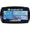 BXLIYER SXAUTO『Built-in 4G / DAB』Android 14-6G+128G Autoradio Per Mercedes-Benz Smart 453 Fortwo (2014-2020) - Senza fili CarPlay/Android Auto Camera + MIC Volante 360-CAM HDMI WIFI DSP 2 Din IPS 9 Pollici