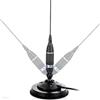SIRIO antenne SIRIO OMEGA 27 MAG CON BASE MAGNETICA 125mm, ANTENNA CB VEICOLARE, FREQUENZA 27-28.5 Mhz TARABILE