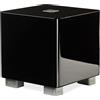 REL Acoustics LTD REL T/5x Subwoofer alimentato da 20,3 cm, design compatto sigillato con amplificatore di classe AB, ingressi RCA e bassi potenti per sistemi stereo HiFi, Home Theater e suono surround, finitura nera