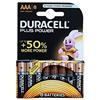 Duracell - Plus AAA, Batterie confezione da 8