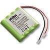 vhbw Batteria pacco di 4x AAA micro per diversi dispositivi (700mAh, 4,8V, NiMH)