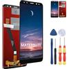 MinTroSD Schermo touch screen per Huawei Mate 10 Lite/Nova 2i, display LCD, ricambio con strumenti, colore nero