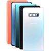 Audiosystem Scocca vetro Copribatteria Posteriore Per Samsung S10E SM-G970 G970F, Ricambio Pari Originale in Vetro Con Biadesivo e Vetro Fotocamera compreso, Cover Back Glass Pannello (Bianco)