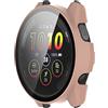 xhKJO Silicone Cover per Garmin Forerunner 165/165 Music Custodia Case, Morbida Plating TPU Case Skins Copertura Resistente Shell, Watch Shell per Garmin Forerunner 165 /Forerunner 165 Music (rosa)