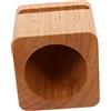 GALPADA Supporto per Telefono in Legno Color Legno a Forma di Cubo Amplificatore Passivo Acustico, Multifunzionale per Ambienti ed Esterni