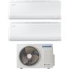 Samsung Condizionatore Dual Split Samsung Luzon S2 12+12 con AJ050TXJ R-32 Wi-Fi Integrato