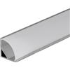 V-TAC Profilo in Alluminio Angolare per Strip LED, Bianco
