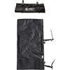 Sanelli Ambrogio Ambrogio Sanelli, Rotolo Porta coltelli Chef, Custodia per 3 Coltelli ed 1 Accessorio, Adatto per Lame fino a 30 cm, 2 Fibbie Regolabili e Maniglia per il Trasporto, Pratico e Sicuro, 31,5 x 60 cm