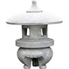 gartendekoparadies.de Yukimi-Gata - Lanterna in pietra giapponese, colore grigio, antigelo per esterni, altezza 50 cm, 40 kg
