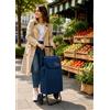 Today Home Carrello Spesa Pieghevole Isotta 42L con 2 Ruote, Impermeabile, Leggero, Capacità 25 kg