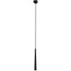 NHPJFDC Moderna Lampada a Sospensione cilindrica a LED Nera, con Tubo Lungo, Illuminazione a Sospensione cilindrica per Sala da Pranzo, Soggiorno, Ristorante, Bar