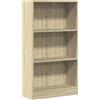 vidaXL Libreria Rovere Sonoma 60x24x109 cm in Legno Multistrato, Mobile Porta Libri, scaffale per Libri, Mobile portaoggetti, Porta Libri