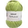 SUNLUX Fettuccia Verde Pistacchio 200g, Filato Verde per borse, Fettuccia Spessa 2,5cm x 60m