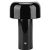 HJLRR Lampada Da Tavolo A LED Senza Fili, Lampada A Fungo Tattile, USB Camera Da Letto, Luce Notturna 3 Livelli Di Luminosità, Nero