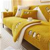 YWQJL Copertura Divano Copridivano 4/3/2/1 Posti Con Braccioli Destra Sinistra Impermeabile Angolare,copridivano Angolare Con Penisola Universale, Antiscivolo Fodera Sofa Cover Set L Shape,W-90x180cm