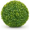 eacommerce Sfera di Bosso Sintetica Palla Artificiale Buxus Arredamento da Giardino Colore Verde | Pianta decorativa (28 cm)