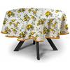 MyVorrei Tovaglia Rotonda Fantasia Old Lemon Cotone 100% 180x180