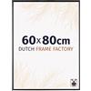 Dutch Frame Factory - Cornice 60x80 cm - Nero Lucente - Cornice per foto in Plastica con vetro plastico Antiriflesso - Cornice portafoto 60x80 cm - Easy