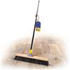 Novaliv 1x Scopa con setole morbide 50 cm | Scopa con manico telescopico | Miscela di crine di cavallo nero | Scopa per cortile e terrazzo
