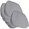 SDNAM 2/4/6 Pezzi Cuscini per Sedie Cucina con Lacci, Memory Foam Cuscino per Sedia Sala da Pranzo, Ufficio Cuscini per Sedie, Antiscivolo per Ufficio/Giardino/Terrazza/Interno/Esterno(#2,6pcs 43x42x3cm)