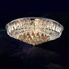 WDW 6167 Moderno Originale K9 Cristallo LED Rotondo Plafoniera da Soffitto Lampadario 3 Colori + Telecomando (Champagne,80cm)
