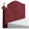 PAULATO - Copri Testata Letto Singolo 80-130cm Elasticizzato Bordeaux | Copritestiera elasticizzata in microfibra, bielastica, antigraffio, lavabile in lavatrice, certificata OEKO-TEX, MadeinItaly