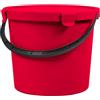 Plast Team - Secchio Berry con coperchio, 10 l, colore rosso