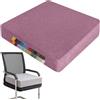 Generic Cuscino di Rialzo 50x50x8cm, Spesso, in Memory Foam, Antiscivolo, con Cerniera, Fodera Lavabile, per Patio, Sala da Pranzo, Divano e Panca.