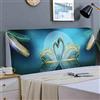 uyeoco Copri Testata Letto Matrimoniale/Singolo Copertura per Testiera per Letto Fodera Elastica Premium Protezione Copritestata Testata Cover Lavabile per Decorazione Camera (Color : E, Size : 180cm)