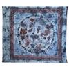 Seamar Copritutto Grande Fondale Marino 100% Cotone 210x230cm Copridivano Telo Mare Maxi Batik Copriletto Estivo (Blu)