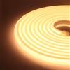 XUNATA Striscia LED COB Flessibile Neon, 220V con Alimentatore, Alta luminosità 288 LED/m, IP65 impermeabile, Nastri LED per Decorazione Casa, Bar, Camera da Letto (50m, Bianco Caldo)