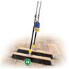 Novaliv 2X Scope da sala con miscela di crine di cavallo I 60cm con manico telescopico I setole morbide scope per spazzare scope da cortile scope per polvere fine