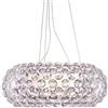 UIOPPOI Lampadario Nuovo Lampadario Foscarini Lampada a Sospensione, Design Trasparente Trasparente/Ambra Sfera Acrilica (Dimensioni: 65cm*20cm)