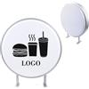 AUYART Scatola Luminosa a Led Da 60 Cm, Rotonda, Segnaletica Illuminata (Telaio In Alluminio Impermeabile Su Entrambi i Lati), Per Segnaletica Negozi, Illuminazione Per Caffetterie, Luci Promemoria Bar