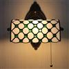 Uziqueif 10 Pollici Lampada da Parete per Interni Vintage, Lampada da Parete con Interruttore, Lampada da Parete Tiffany, Lampada da Parete per Interni, Lampada da Lettura da Parete