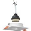 vidaXL Spotlight Alluminio Faretti incassati Faro moderno Interno Focus room