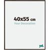 yd. Your Decoration - Cornice 40x55 cm - Antracita - Cornice Decorativa Parete in Plastica con Vetro in acryl - Antiriflesso - 40x55 Cornice - Evry